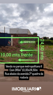 Terreno para  Venda em Umuarama pela Garcia Imóveis