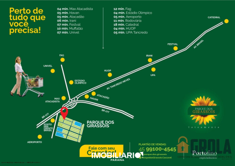 Terreno para  Venda em Cascavel pela Grola Negócios Imobiliários