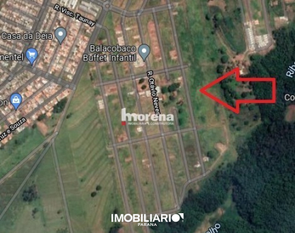 Terreno para  Venda em Umuarama pela Morena imobiliária e construtora