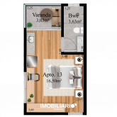 Apartamento para  Venda em Umuarama pela Morena imobiliária e construtora