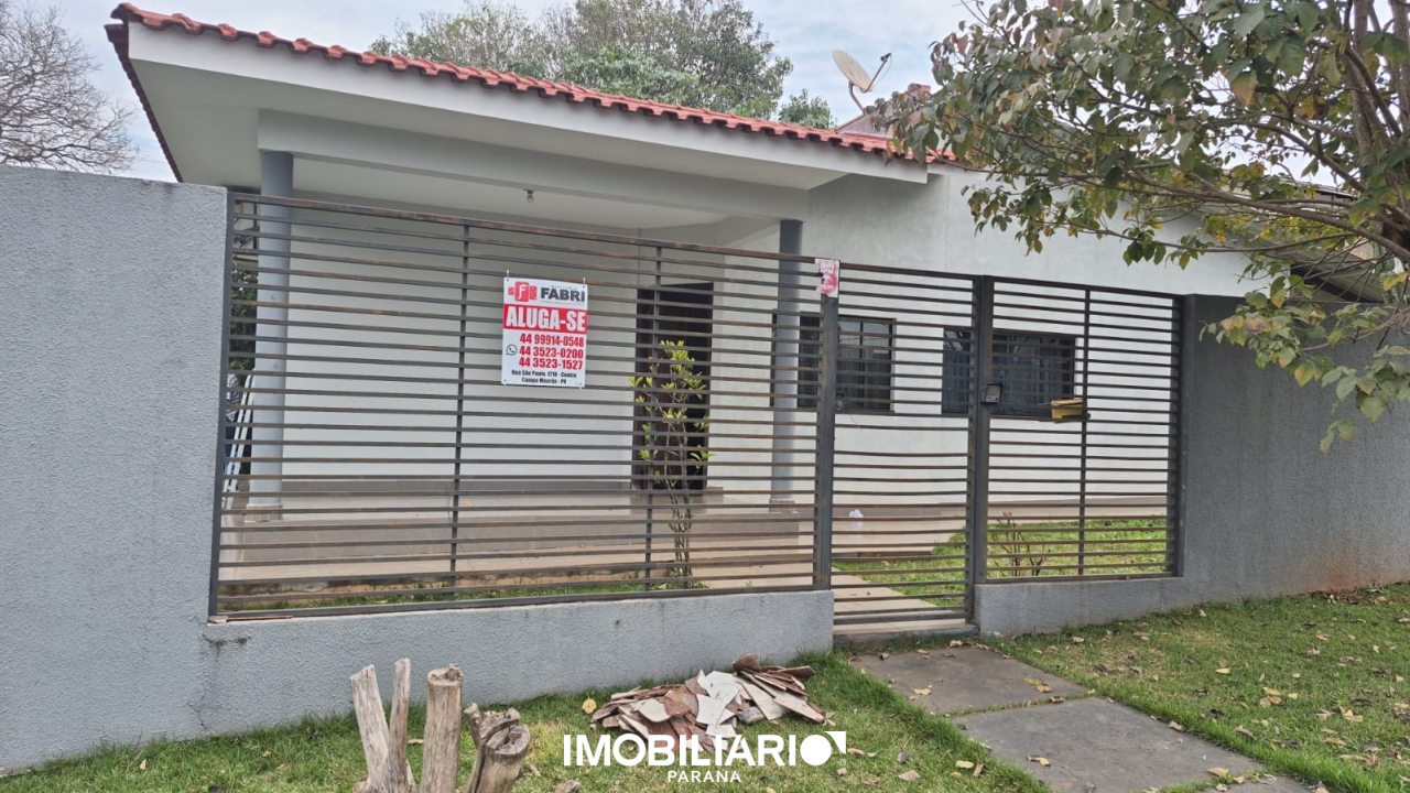 Residência para  Alugar em Campo Mourão pela Fabri imóveis