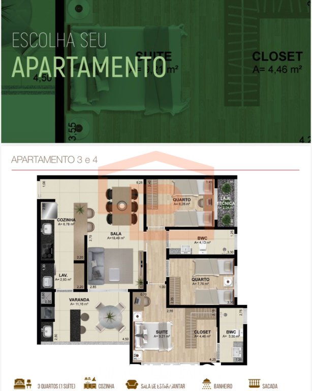 Apartamento para  Venda em Umuarama pela Peteno Imóveis