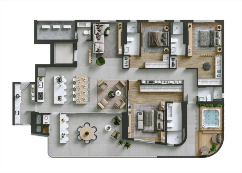 Apartamento para  Venda em Umuarama pela Shiotani Imóveis