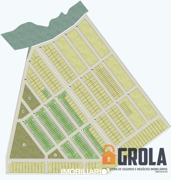 Terreno para  Venda em Campo Mourão pela Grola Negócios Imobiliários