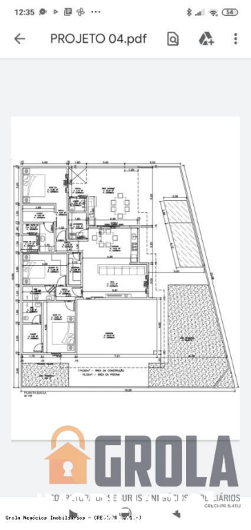Residência para  Venda em Campo Mourão pela Grola Negócios Imobiliários