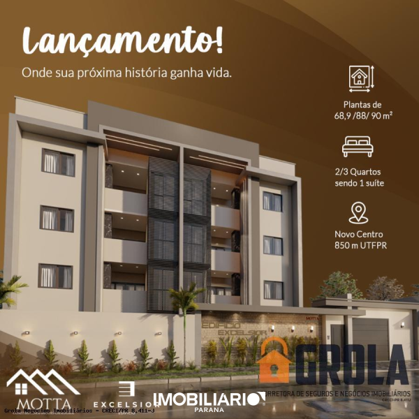 Apartamento para  Venda em Campo Mourão pela Grola Negócios Imobiliários