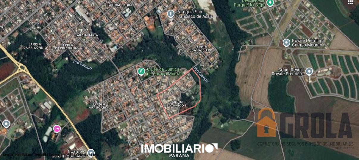 Terreno para  Venda em Campo Mourão pela Grola Negócios Imobiliários