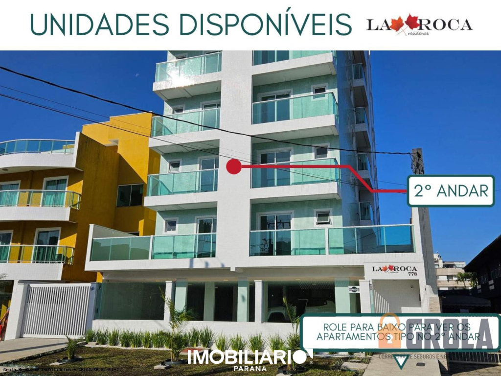 Apartamento para  Venda em Matinhos pela Grola Negócios Imobiliários