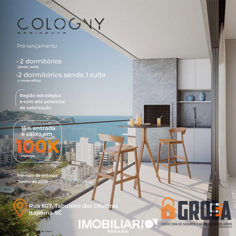 Apartamento para  Venda em Itapema pela Grola Negócios Imobiliários