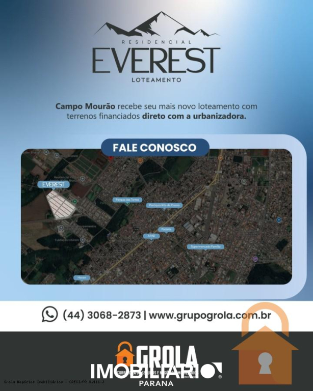 Terreno para  Venda em Campo Mourão pela Grola Negócios Imobiliários