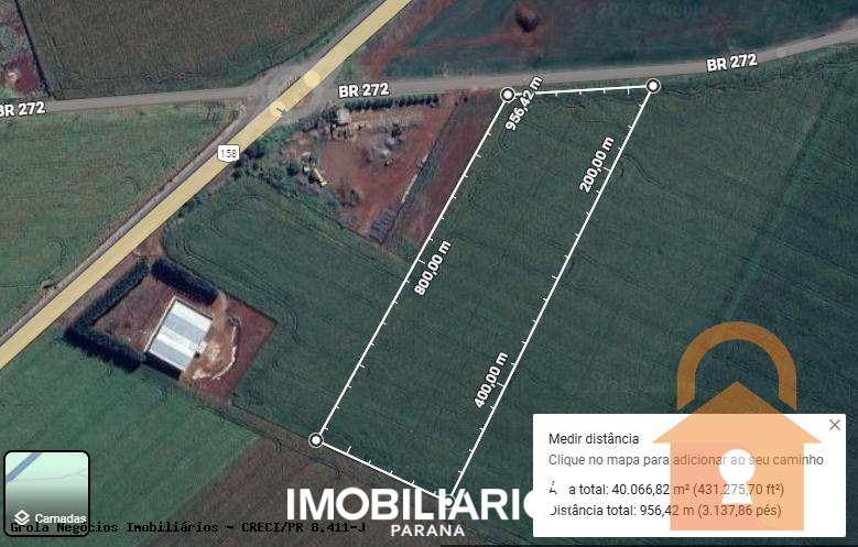 Propriedade Rural para  Venda em Campo Mourão pela Grola Negócios Imobiliários