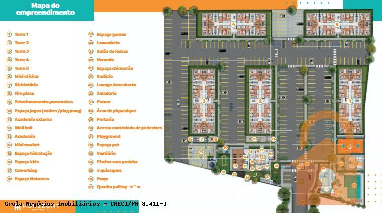 Apartamento para  Venda em Toledo pela Grola Negócios Imobiliários