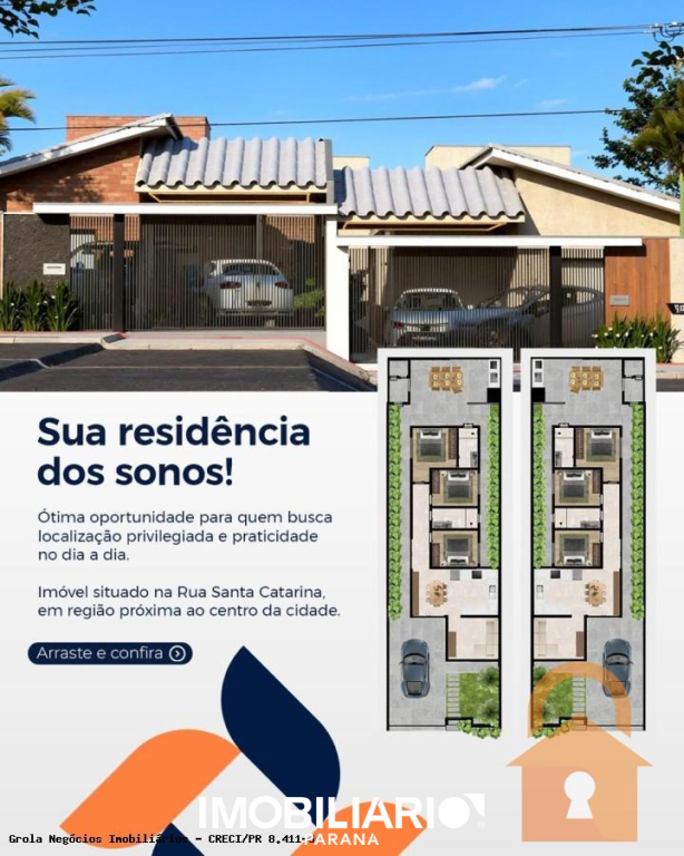 Residência para  Venda em Campo Mourão pela Grola Negócios Imobiliários
