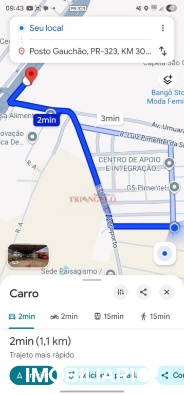 Terreno para  Venda em Umuarama pela Imobiliária Triangulo