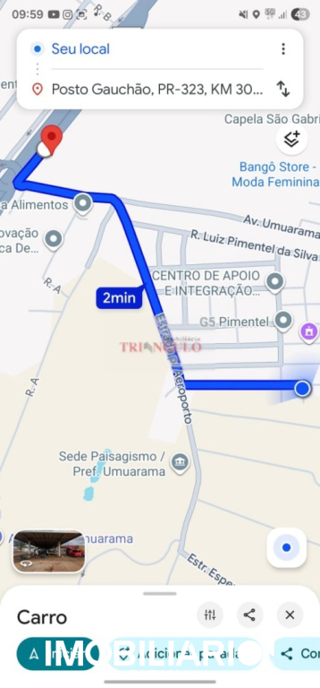 Terreno para  Venda em Umuarama pela Imobiliária Triangulo