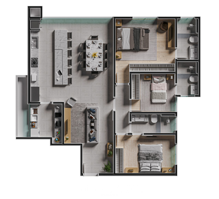 Apartamento para  Venda em Umuarama pela Garcia Imóveis