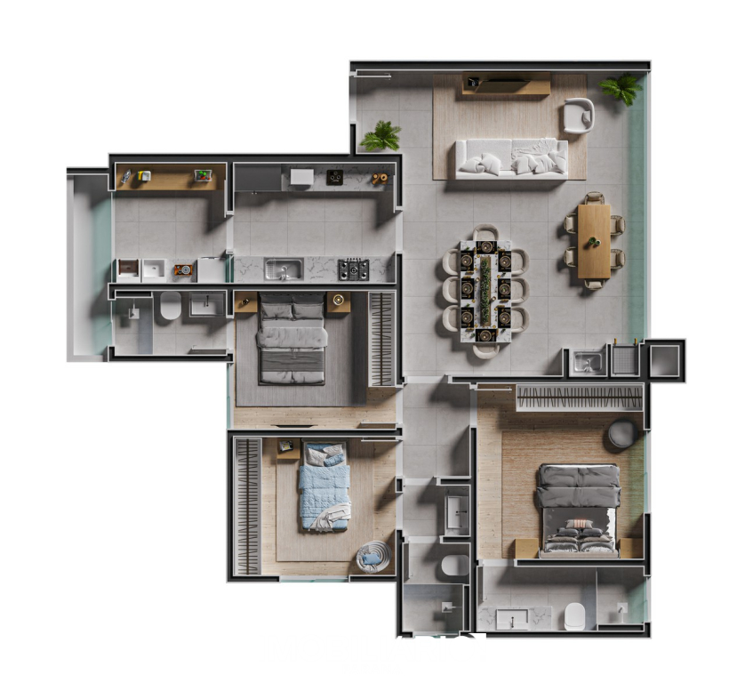 Apartamento para  Venda em Umuarama pela Garcia Imóveis