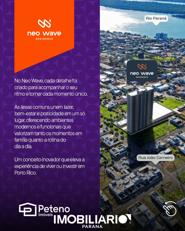 Apartamento para  Venda em Porto Rico pela Peteno Imóveis