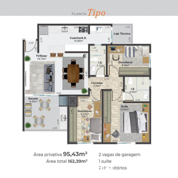 Apartamento para  Venda em Umuarama pela Sérgio Marques