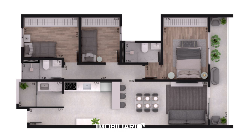 Apartamento para  Venda em Umuarama pela Delta