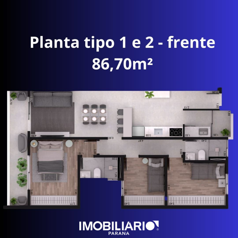 Apartamento para  Venda em Umuarama pela Neto Romagna