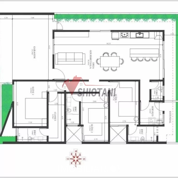 Residência para  Venda em Umuarama pela Shiotani Imóveis