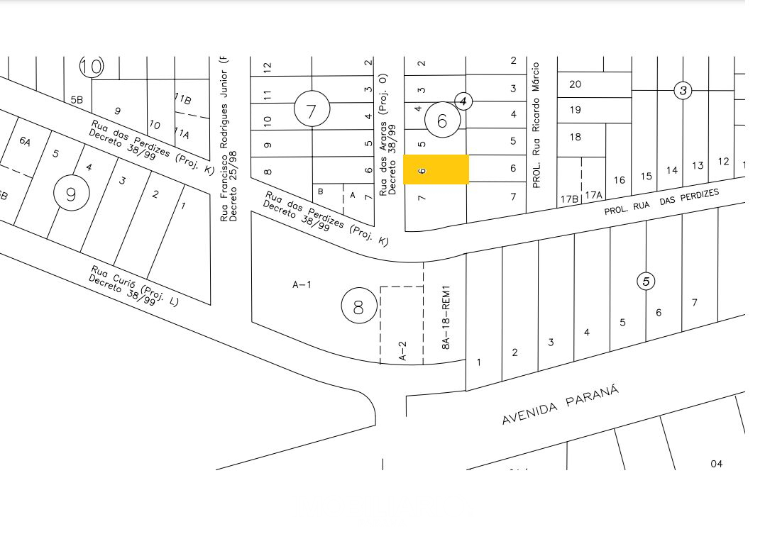 Terreno para  Venda em Umuarama pela Formigoni e Bispo Imóveis
