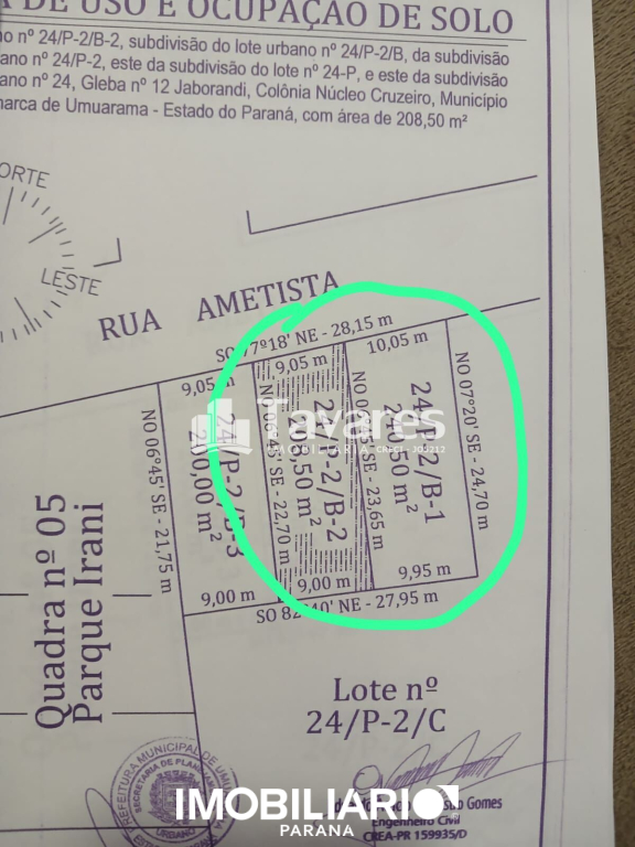 Terreno para  Venda em Umuarama pela Tavares