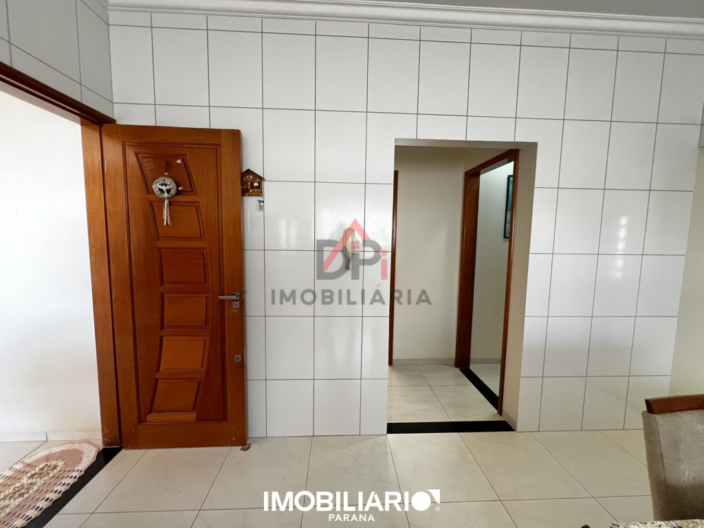 Vista da entrada para corredor