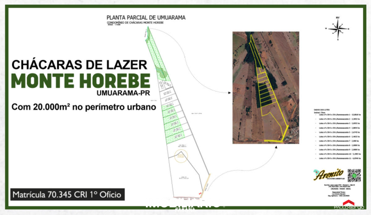 Chácara De Lazer para  Venda em Umuarama pela Paulo Sergio