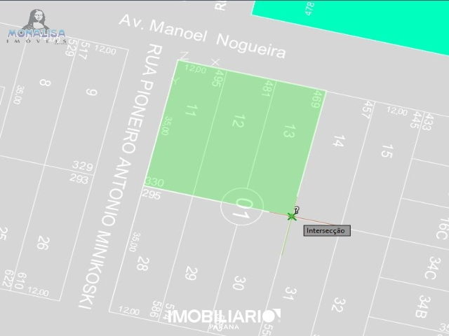 Terreno para  Venda em Campo Mourão pela Monalisa Imóveis