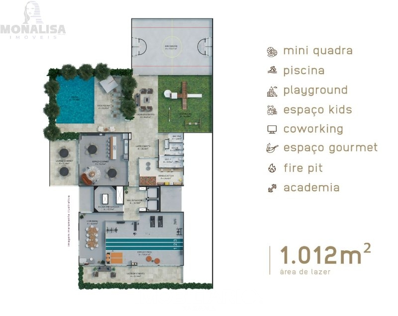 Apartamento para  Venda em Maringá pela Monalisa Imóveis