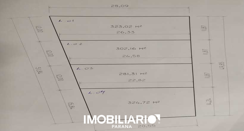 Terreno para  Venda em Campo Mourão pela Marcovic Incorporadora