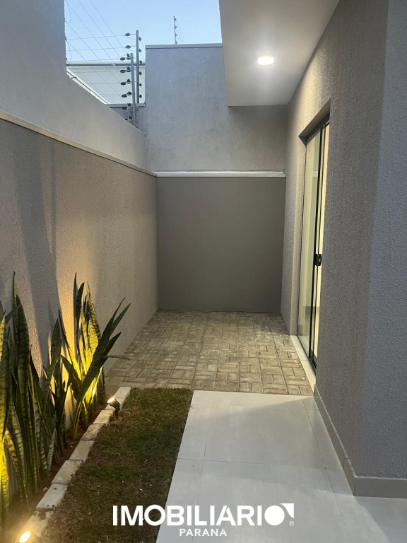 Perspectiva do fundo da casa