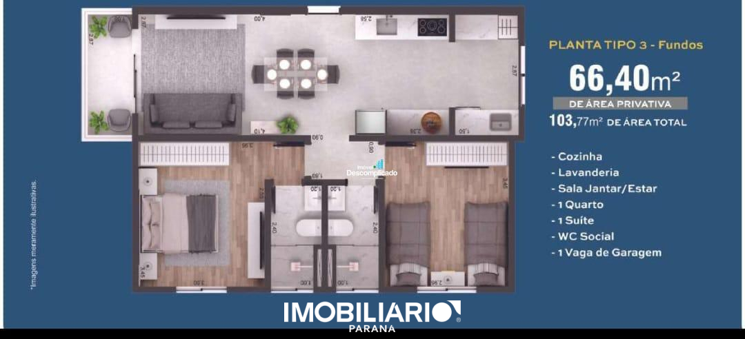 Apartamento para  Venda em Umuarama pela Imóvel Descomplicado