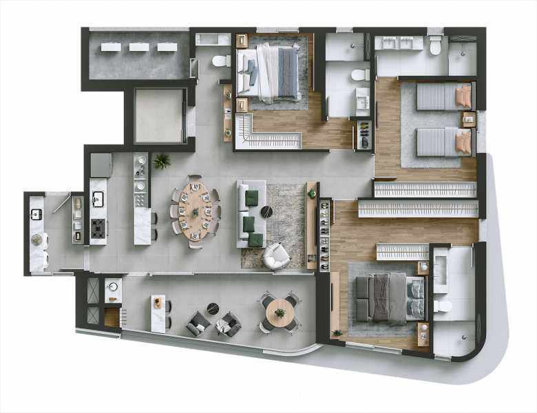 Apartamento para  Venda em Umuarama pela Novo Teto