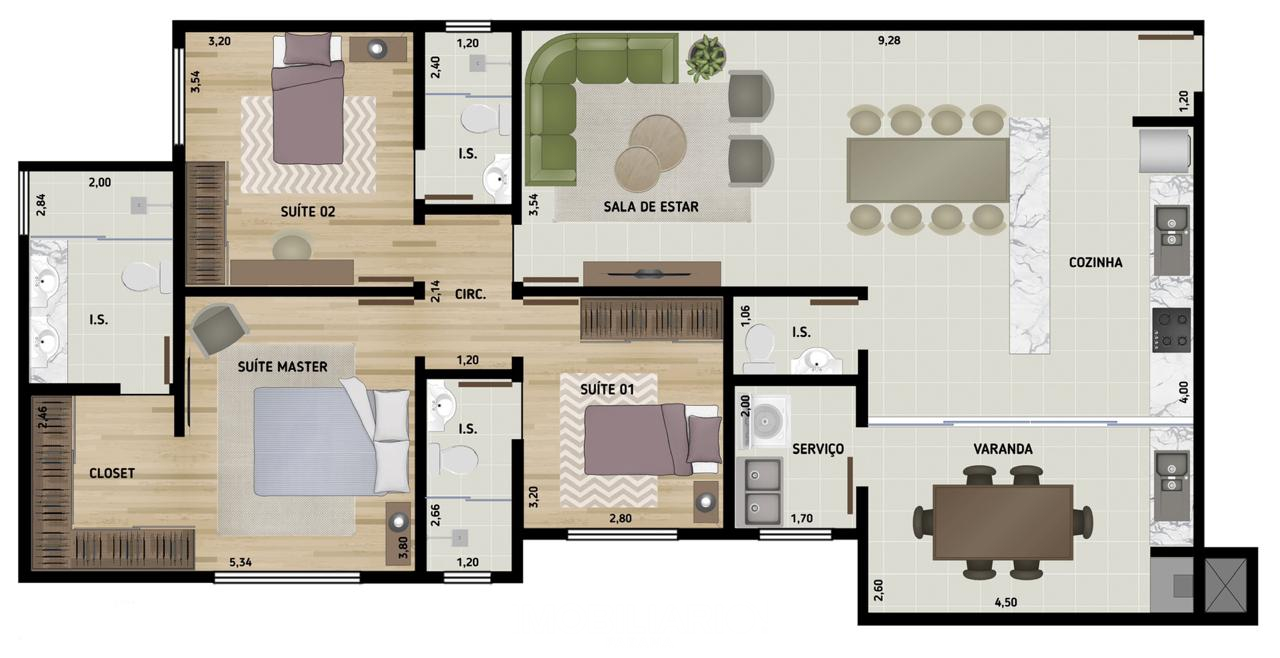 Apartamento para  Venda em Umuarama pela Caetano & Otávio