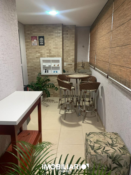 Edifício residencial Pedra Branca  - 14 andar  Sendo: 1 suite, 2 dormitórios, sala, copa, cozinha, lavanderia, banheiro social, sacada com churrasqueira, garagem.  -Obs: imóvel todo mobiliado