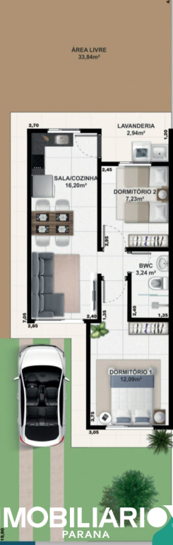 Residência para  Venda em Umuarama pela Bom Imóveis