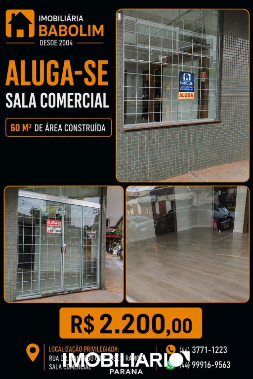 Alugar Sala Comercial - Zona II