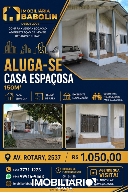 Alugar Residência - Parque Presidente