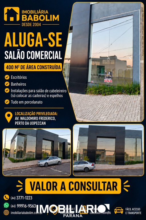 Alugar Loja Comercial - Parque Residencial da Gávea