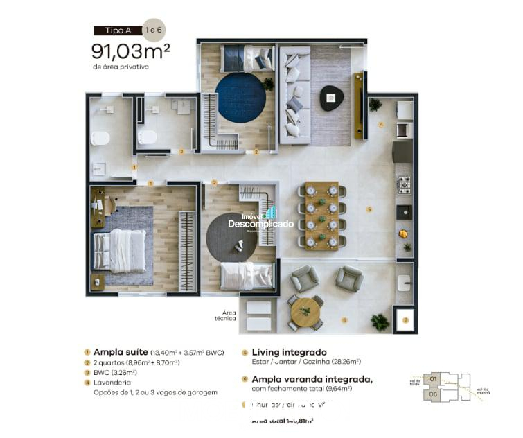 Venda Apartamento - Parque Residencial Interlagos II