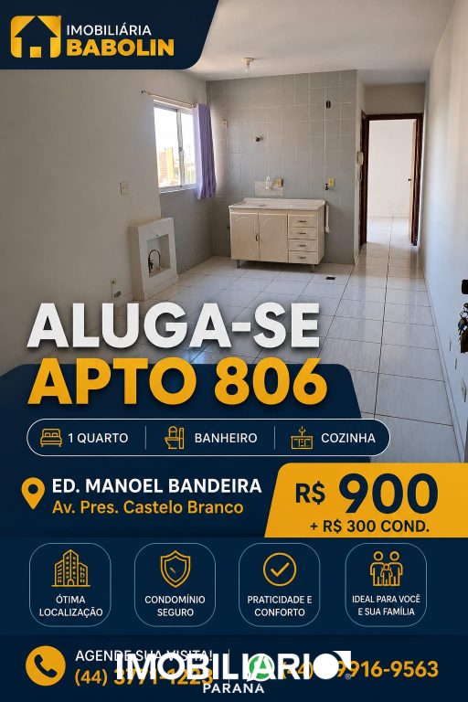Alugar Apartamento - Zona I Umuarama Pr