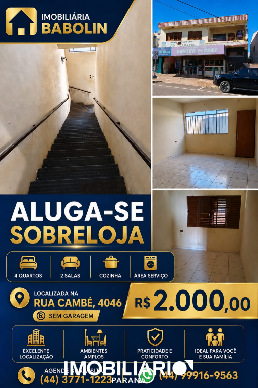 Alugar Sobreloja - Centro 