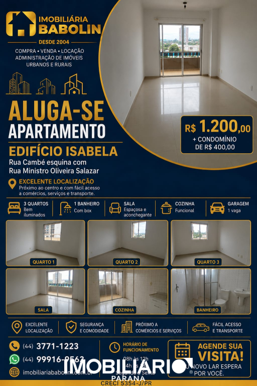 Alugar Apartamento - Umuarama