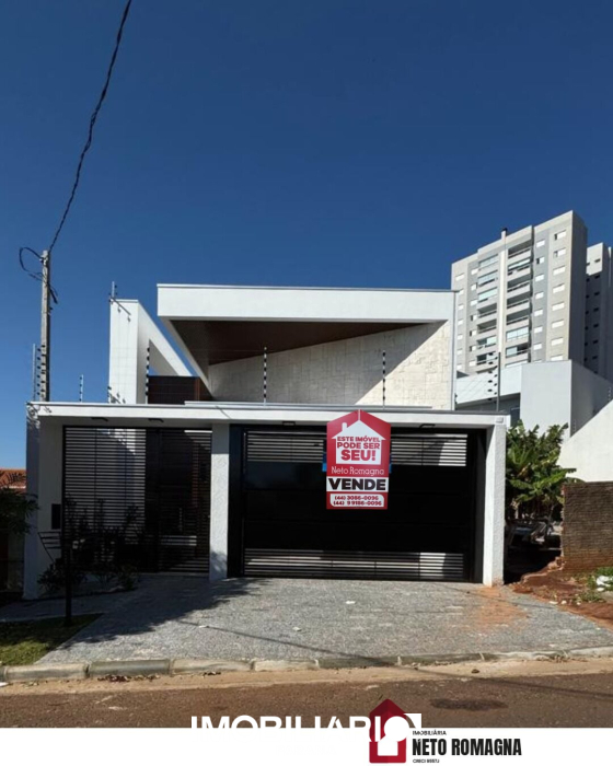 Residência para  venda em Jardim América, Umuarama, 190,00m², com 3 quartos