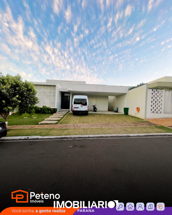 Residência para  venda em Condomínio Central Park, Umuarama, 314,31m²