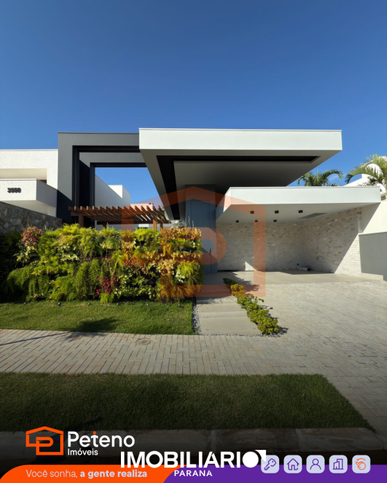 Residência para  venda em Condomínio Euro Park Residence, Umuarama, 361,80m²