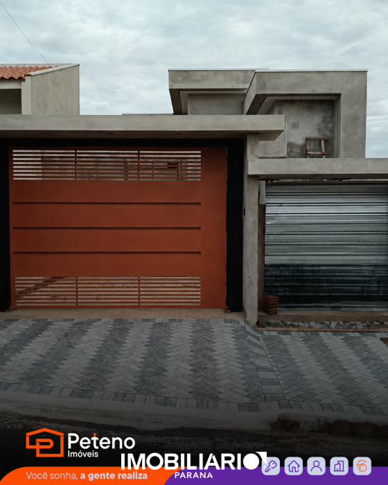Residência para  venda em Jardim das Cerejeiras, Umuarama, 65,00m²